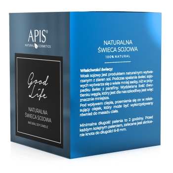 4385 GOOD LIFE Naturalna świeca sojowa 100% / 220ml